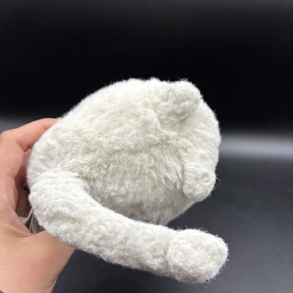 Jellycat Caboodle Kitten Plush Small Mini Chunky Ball Cute London Toy White 4